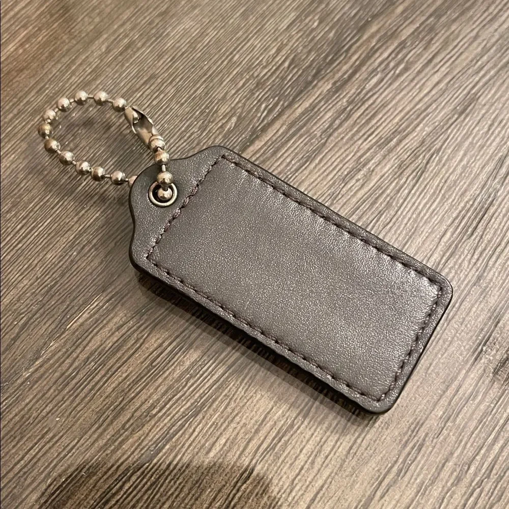 Coach Gallery Tote F17728 Replacement Hangtag - Key Chain - Bag Charm Grey?
